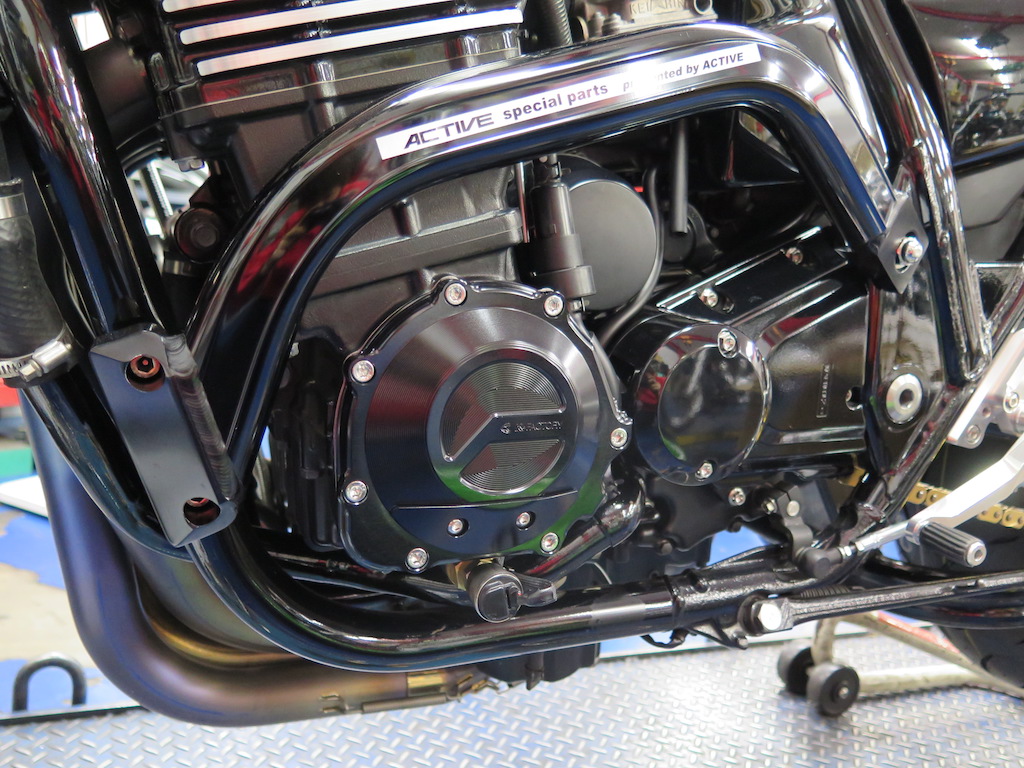 ZRX1200RエンジンパルシングカバーをK-Factory製に交換したカスタム記録 | MOTO-ACE Blog