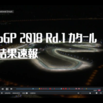 MotoGP2018 Rd.1 QATAR レース結果