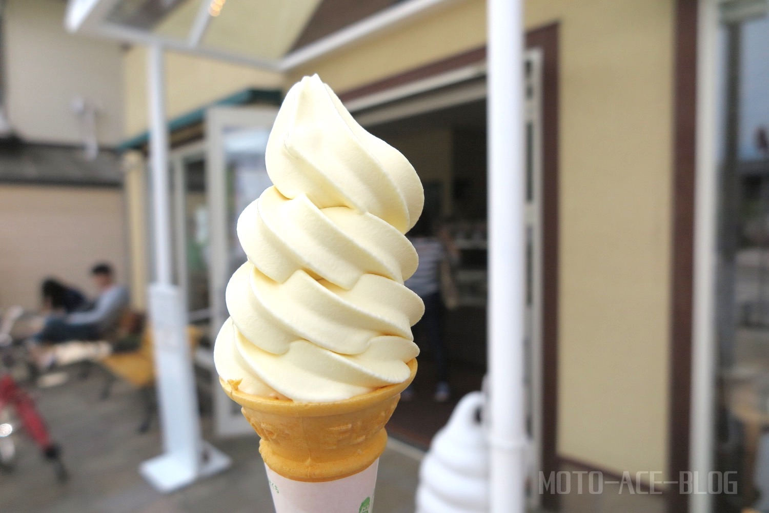 軽井沢チーズ熟成所のソフトクリーム