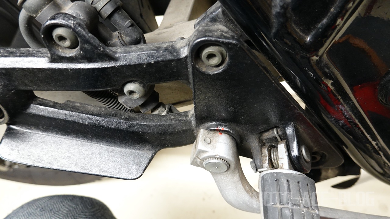 XJR400リアブレーキ修理